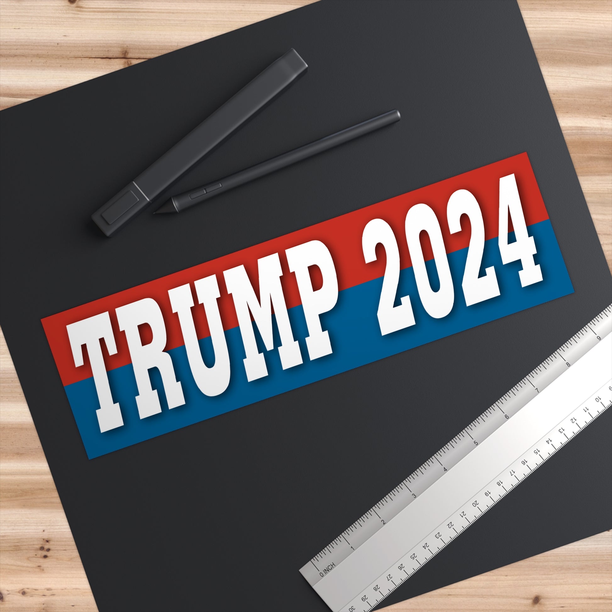 Trump 2024 Bumper Stickers for the MAGA Nation-Paper products-PureDesignTees