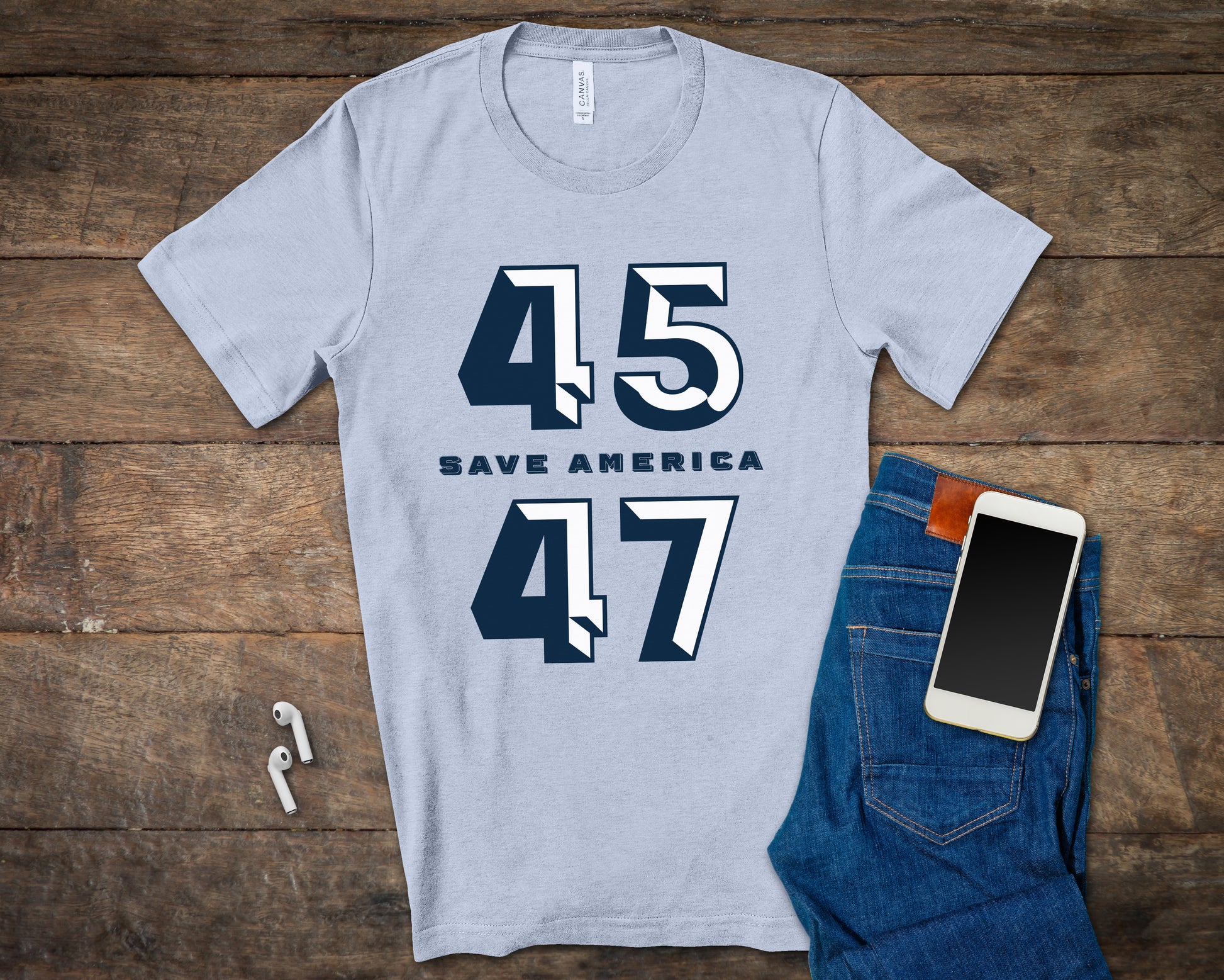 Trump 45 47 T-shirt, Save America tshirt, Donald Trump MAGA election 2024-T-Shirts-PureDesignTees