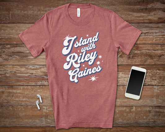 Riley Gaines Protecting Women's Sports Tshirt, Protect girl's sports, biology matters-T-Shirts-PureDesignTees