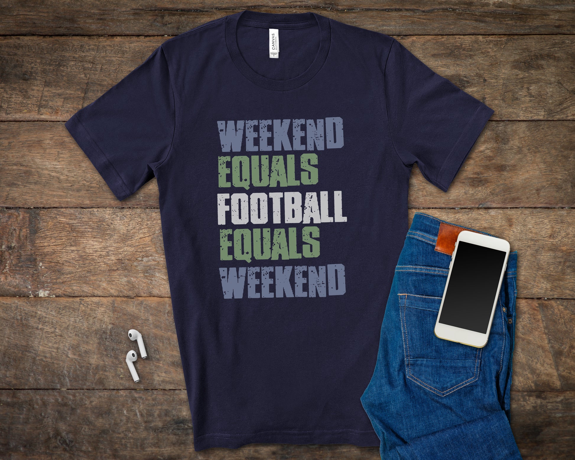Funny Football tshirt for football obsessed fans-T-Shirts-PureDesignTees
