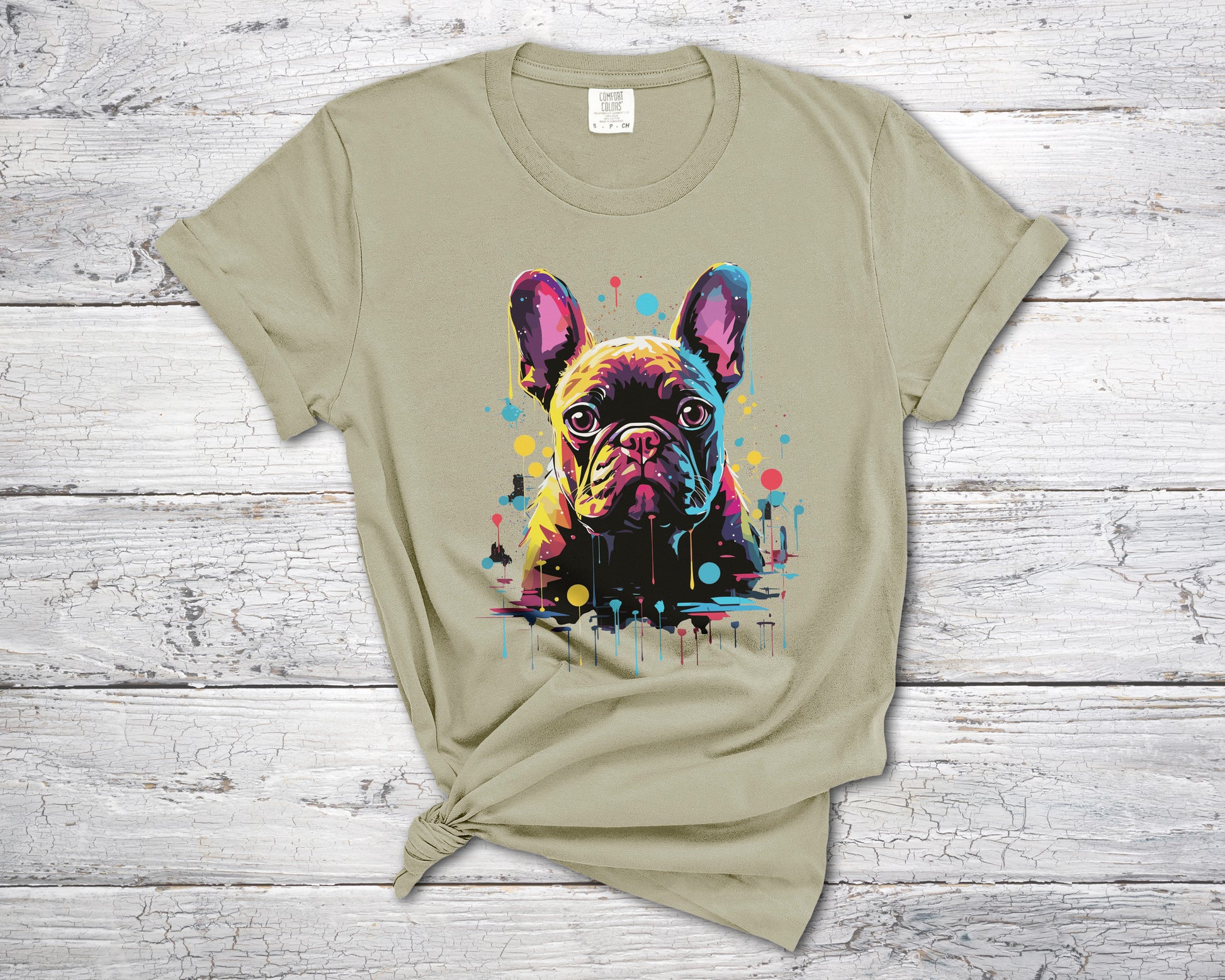 French Bulldog tshirt for Frenchie mom and Frenchie dad and French bulldog fans everywhere-T-Shirts-PureDesignTees