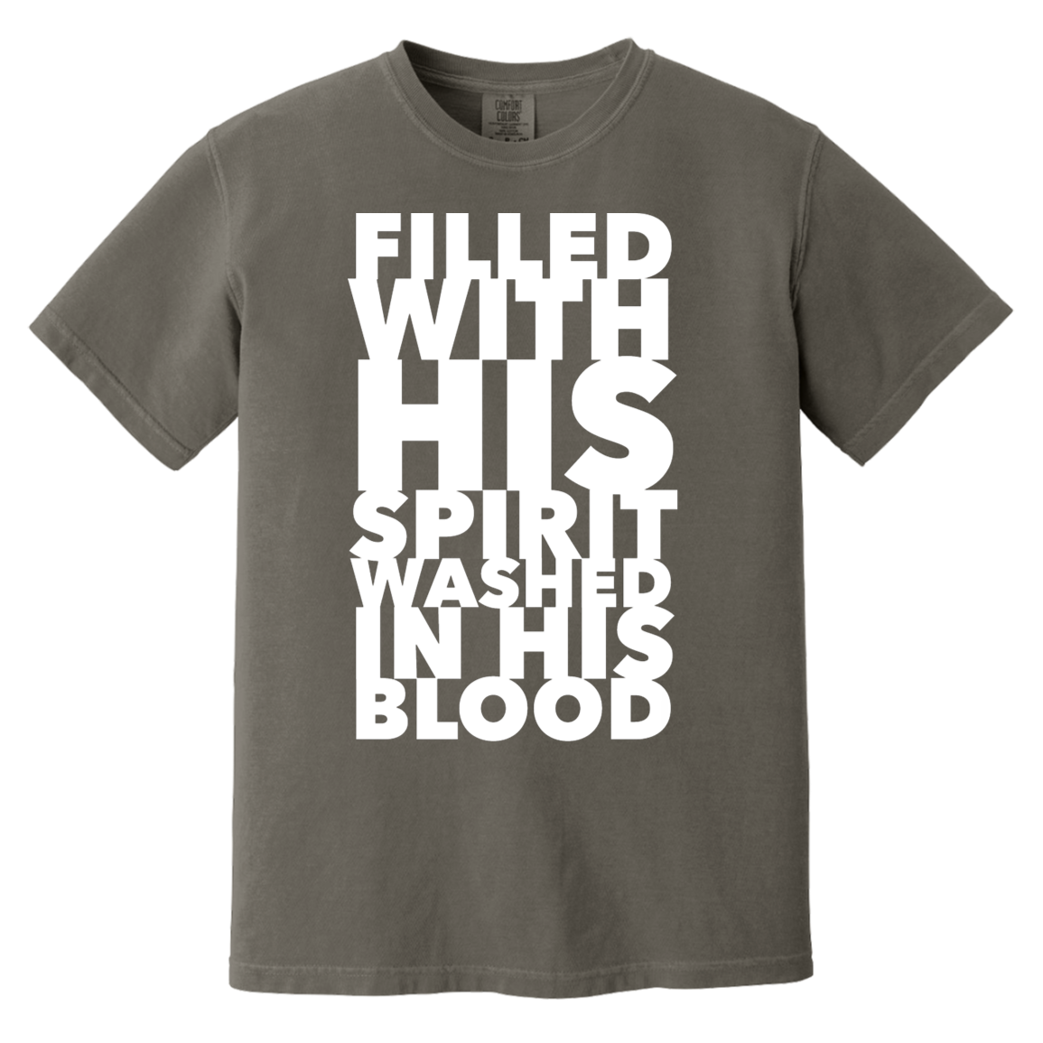 Christian Spirit filled tshirt, hymn lyric tee, gospel message tshirt for Christians-T-Shirts-PureDesignTees