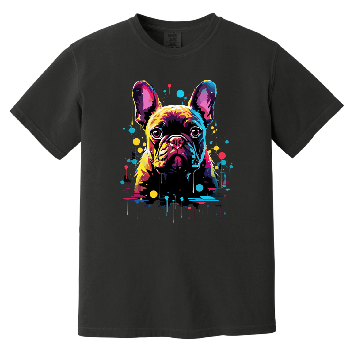 French Bulldog tshirt for Frenchie mom and Frenchie dad and French bulldog fans everywhere-T-Shirts-PureDesignTees