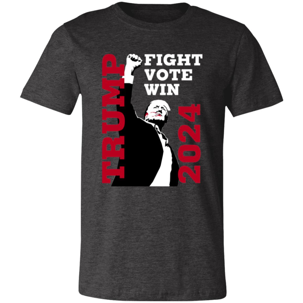 Trump 2024 Fight Vote Win 2024 Election T-Shirt-T-Shirts-PureDesignTees