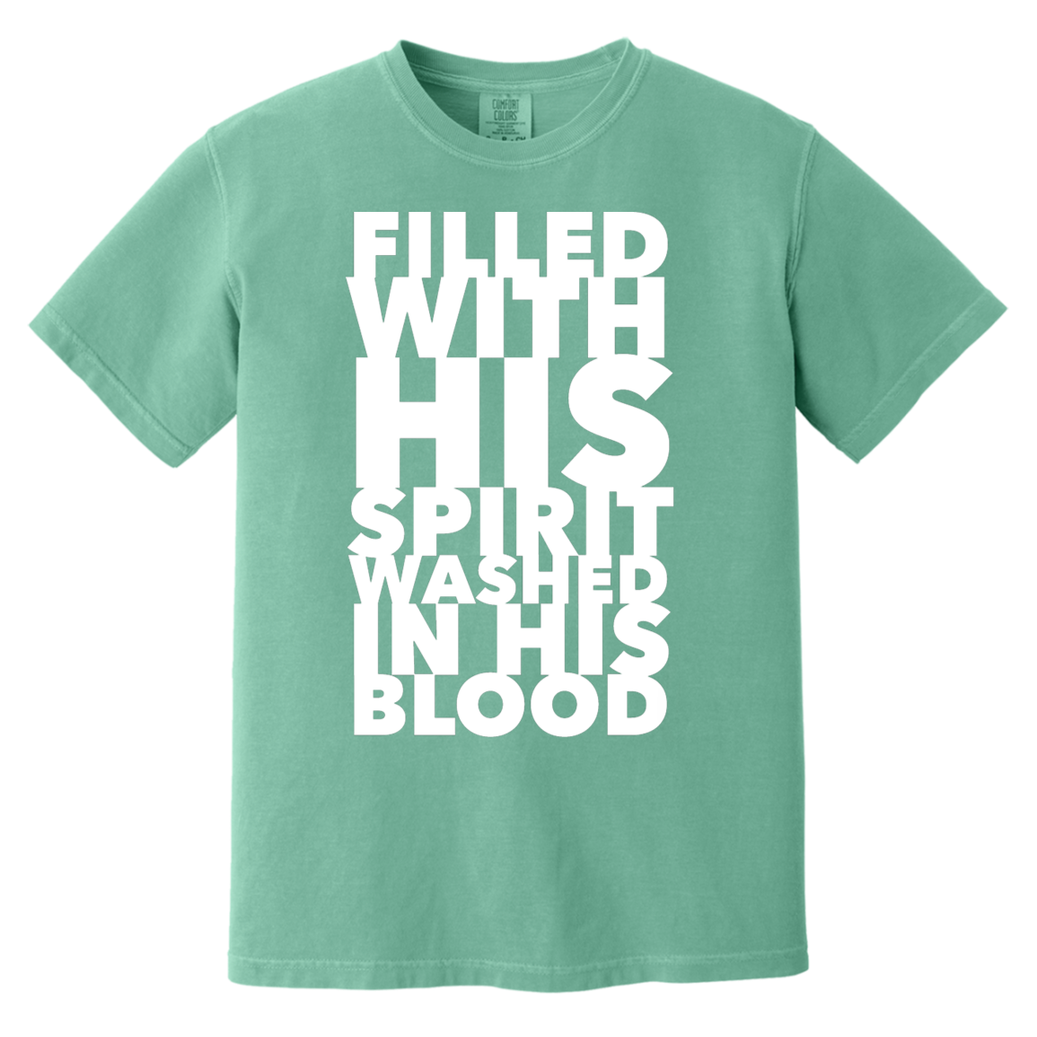 Christian Spirit filled tshirt, hymn lyric tee, gospel message tshirt for Christians-T-Shirts-PureDesignTees