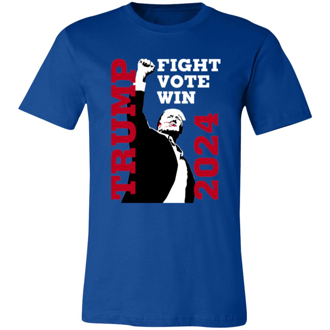 Trump 2024 Fight Vote Win 2024 Election T-Shirt-T-Shirts-PureDesignTees