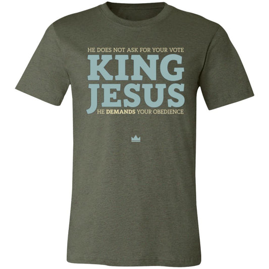 King Jesus Unisex Jersey Short-Sleeve T-Shirt-T-Shirts-PureDesignTees