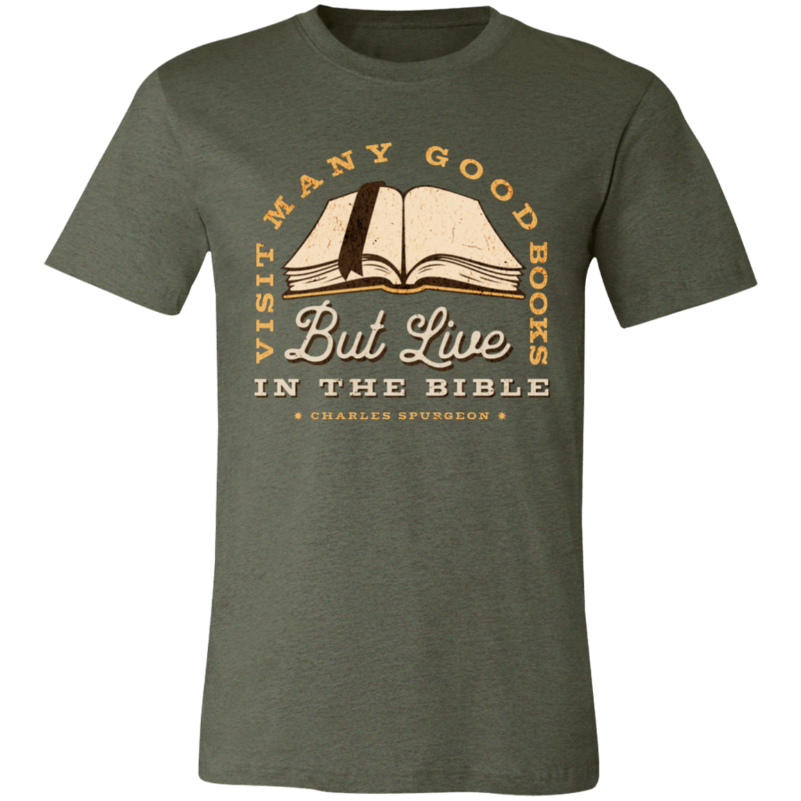 Spurgeon Quote about the Bible, Bible study shirt, tshirt for Christians, pastor gift-T-Shirts-PureDesignTees