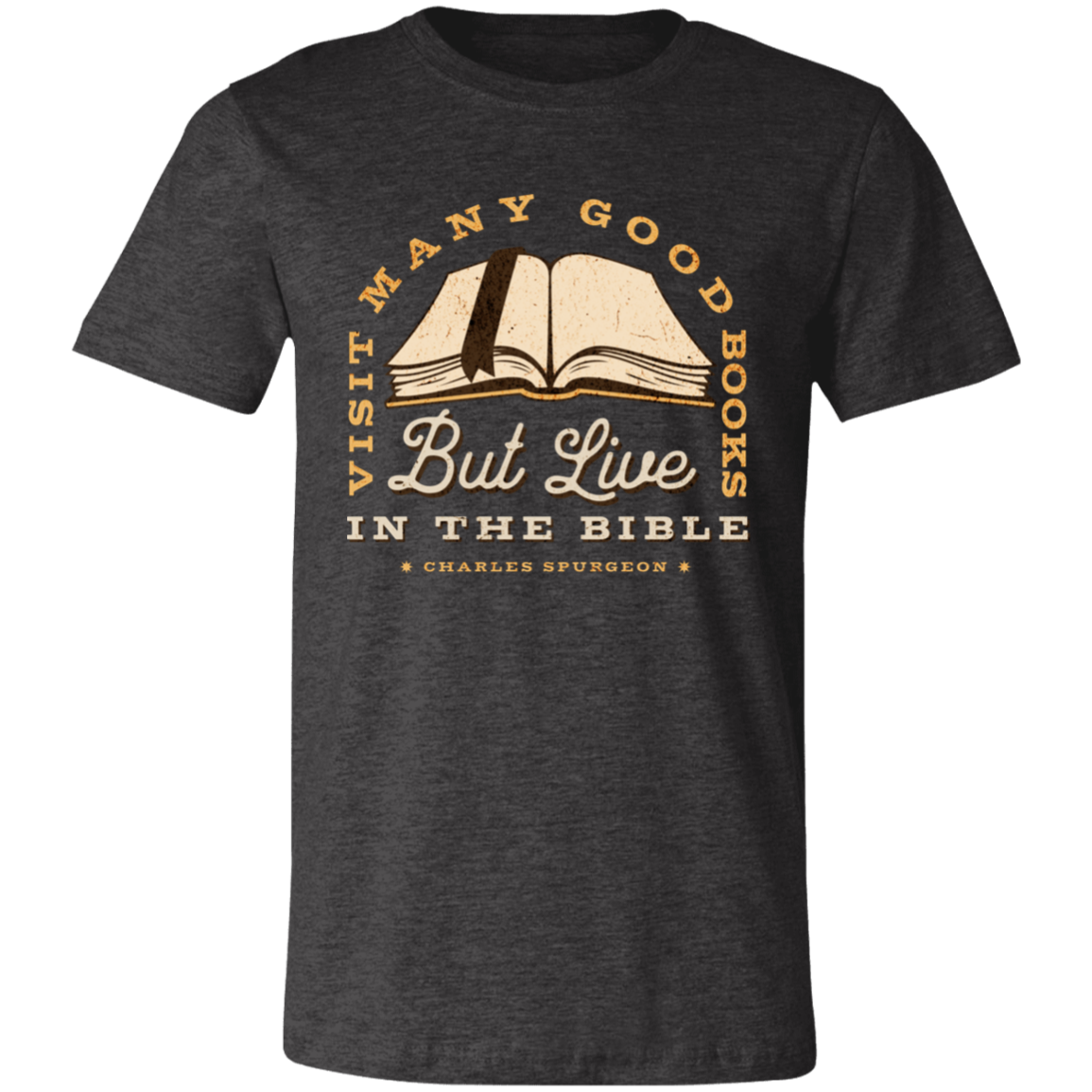 Spurgeon Quote about the Bible, Bible study shirt, tshirt for Christians, pastor gift-T-Shirts-PureDesignTees