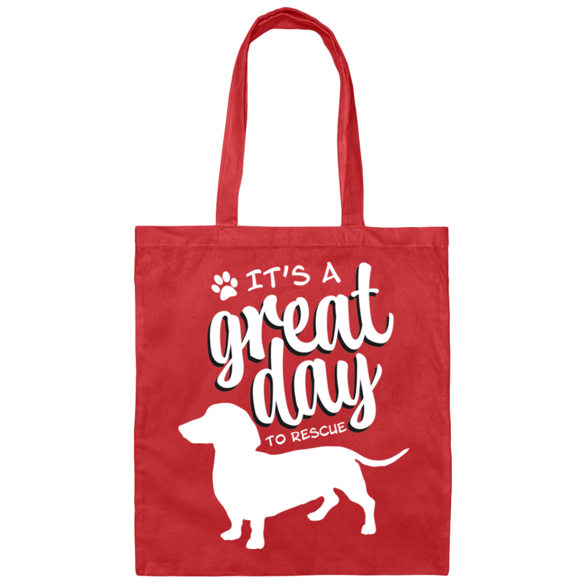 Dog Rescue Tote Bag for Dog Lovers and Dog Shelters-Bags-PureDesignTees
