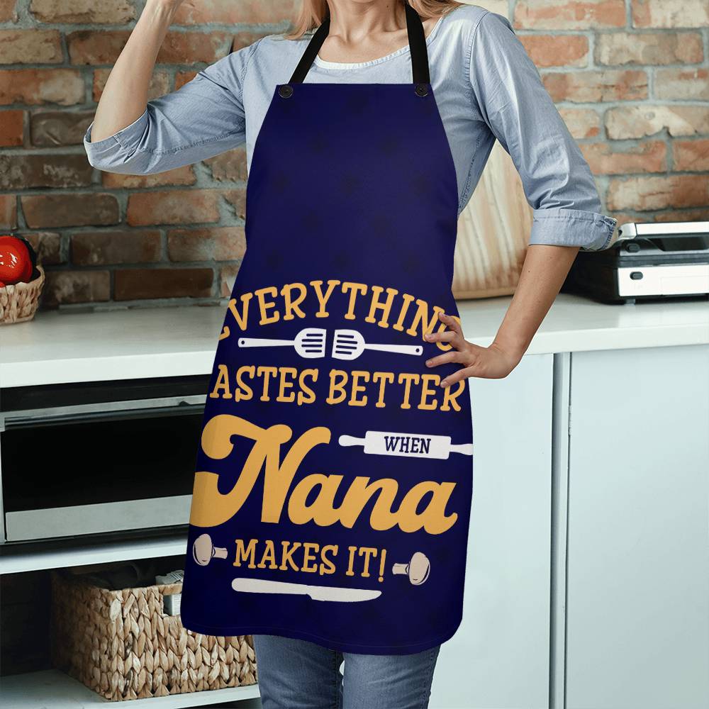 Nana Apron - Everything Tastes Better When Nana Makes It-Jewelry-PureDesignTees