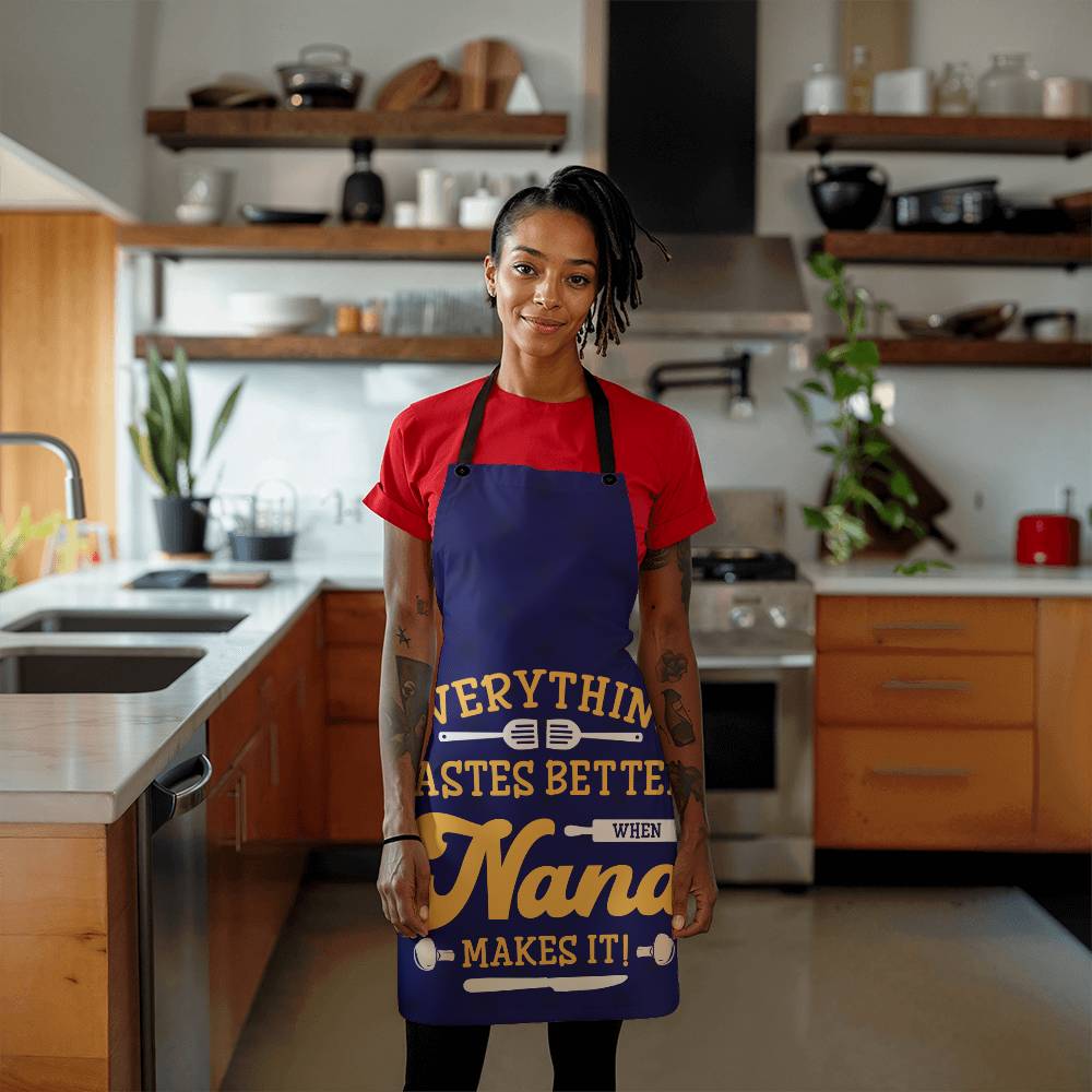 Nana Apron - Everything Tastes Better When Nana Makes It-Jewelry-PureDesignTees