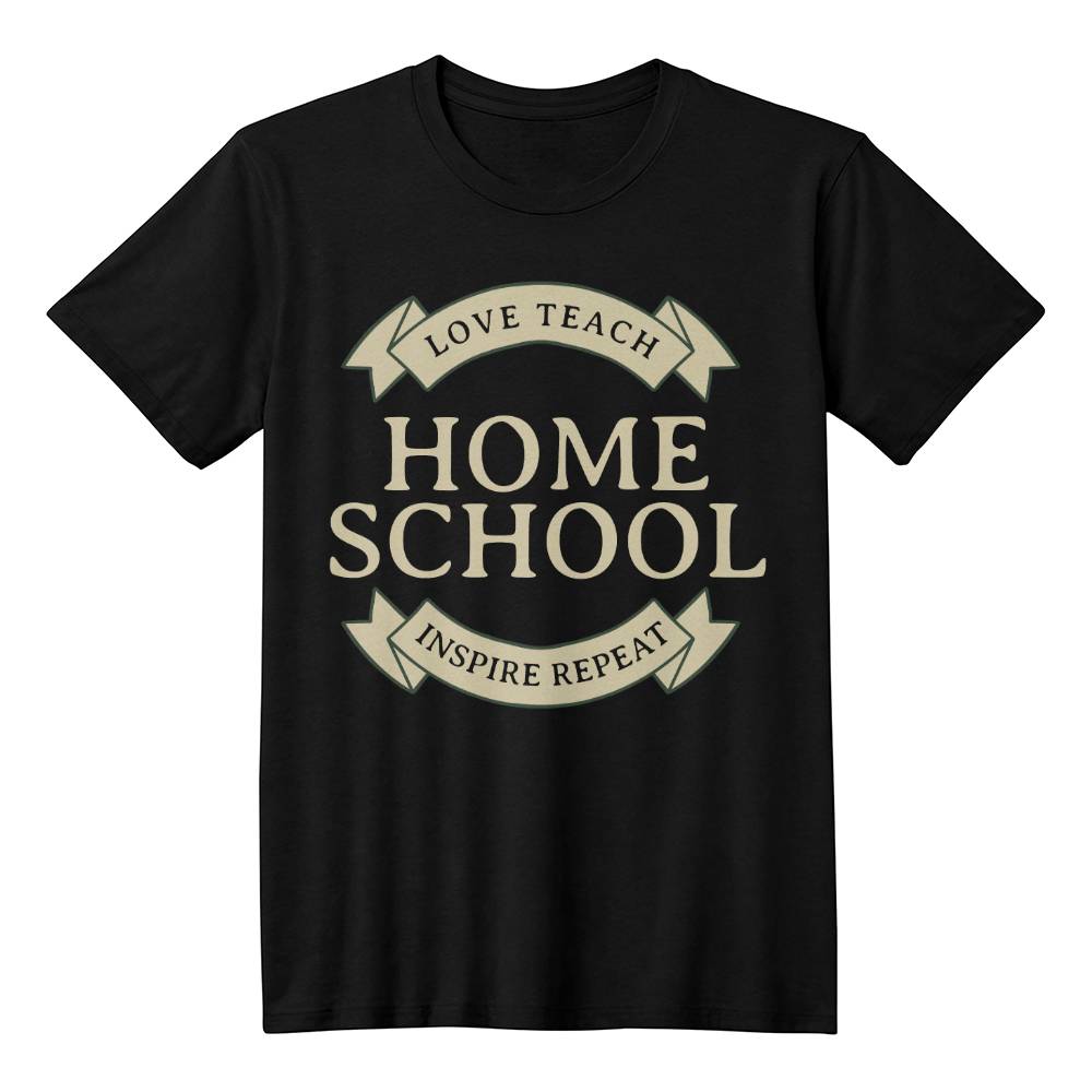 Homeschool Mom T-shirt Inspiring Teacher tshirt for Homeschooling-T-shirt-PureDesignTees