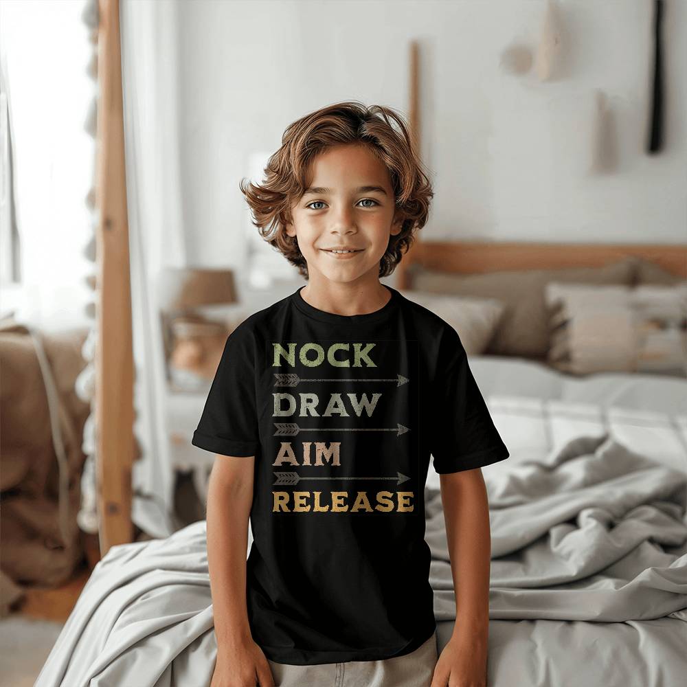 Archery Youth T-shirt for those who love to shoot bow and arrow-Jewelry-PureDesignTees