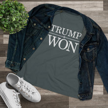Load image into Gallery viewer, Trump Won Women&#39;s Premium Tee-T-Shirt-PureDesignTees