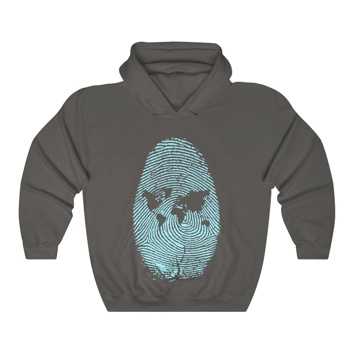 Global Fingerprint Unisex Heavy Blend™ Hooded Sweatshirt-Hoodie-PureDesignTees