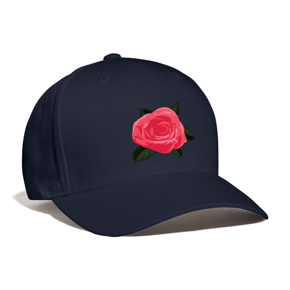 Rose Baseball Cap-Baseball Cap-PureDesignTees