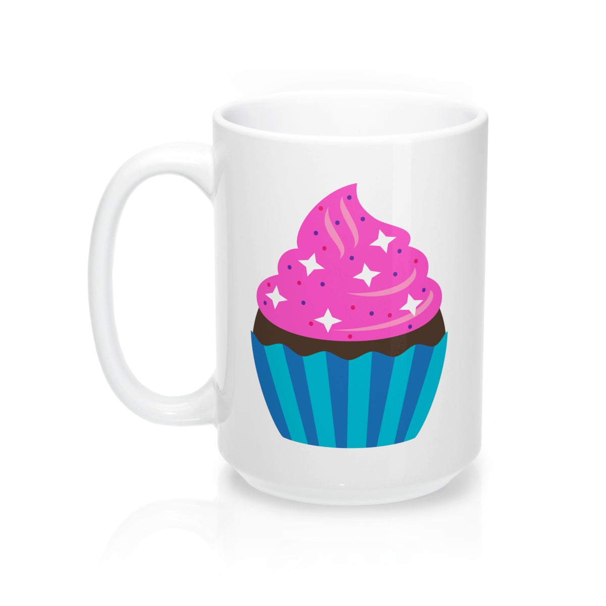 Cute Cupcake Mug 15oz-Mug-PureDesignTees