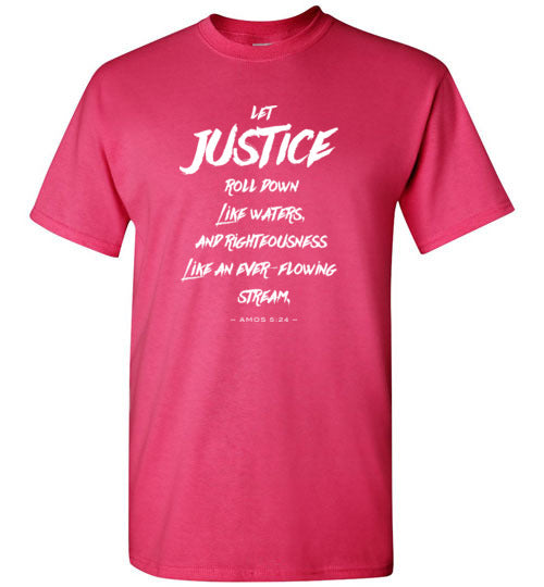 Let Justice Roll Down Short-Sleeve T-Shirt-T-Shirt-PureDesignTees