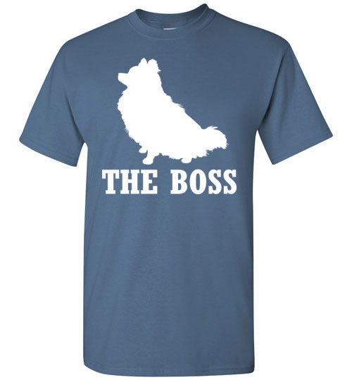 Pomeranian the Boss Short-Sleeve T-Shirt-T-Shirt-PureDesignTees