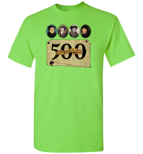 Reformation 500 Year Anniversary Short-Sleeve T-Shirt-Shirt-PureDesignTees
