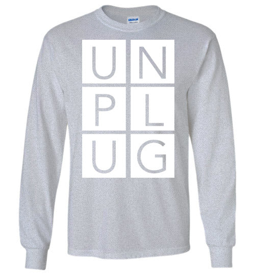 Unplug Long-Sleeve T-Shirt-Long sleeve t-shirt-PureDesignTees