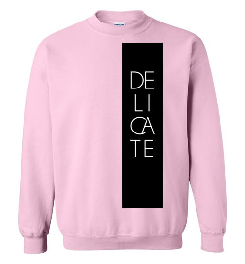 Delicate Crewneck Sweatshirt-Sweatshirt-PureDesignTees