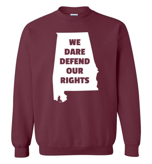 Alabama Motto Crewneck Sweatshirt-T-Shirt-PureDesignTees