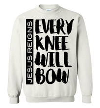 Load image into Gallery viewer, Every Knee Will Bow-Long sleeve t-shirt-PureDesignTees