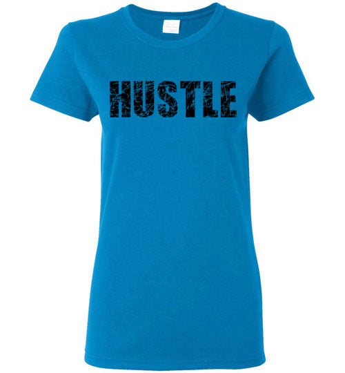 Hustle Ladies Short-Sleeve T-Shirt-T-Shirt-PureDesignTees