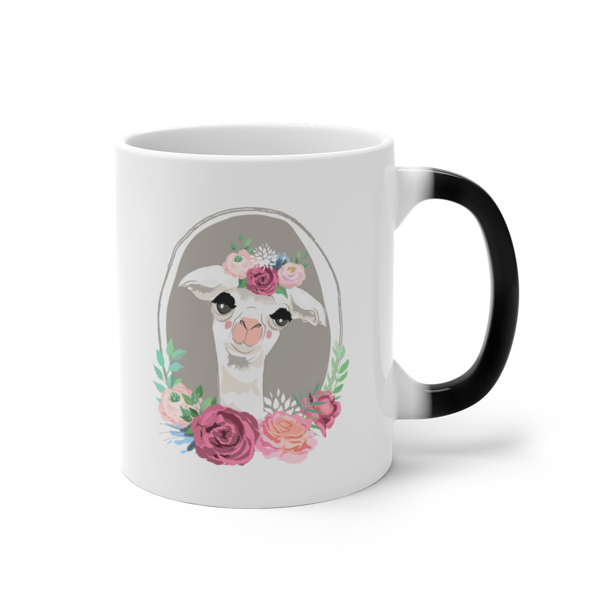 Decorated Llama Color Changing Mug-Mug-PureDesignTees