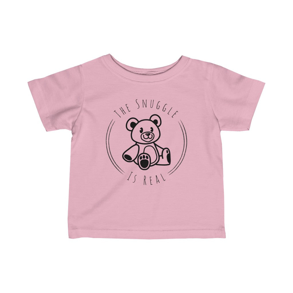 The Snuggle is Real Infant Fine Jersey Tee-Kids clothes-PureDesignTees