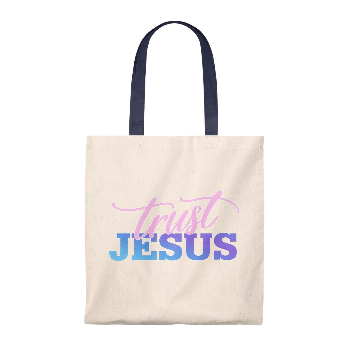 Trust Jesus Tote Bag - Vintage-Bags-PureDesignTees