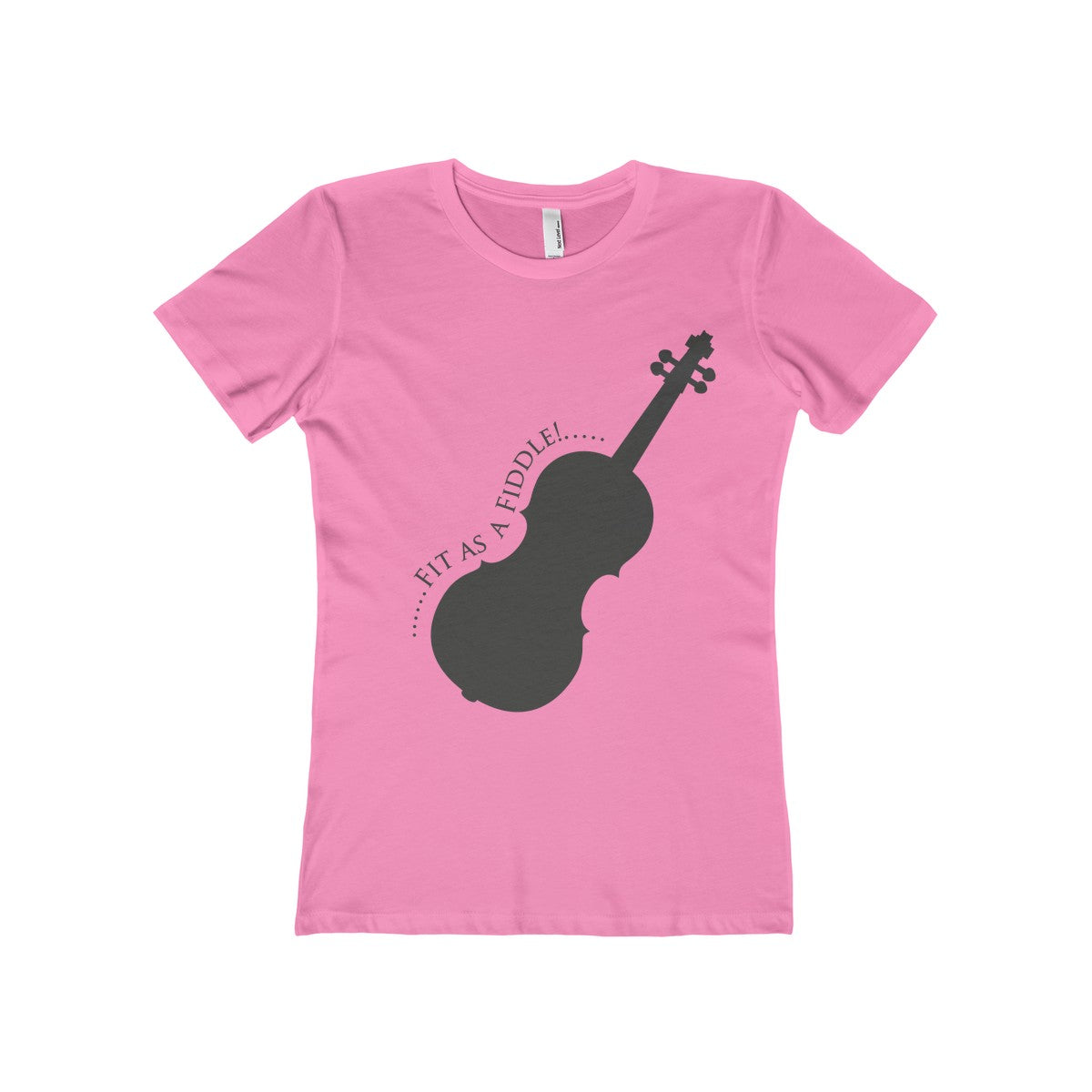 Fit as a Fiddle! Women's The Boyfriend Tee-T-Shirt-PureDesignTees