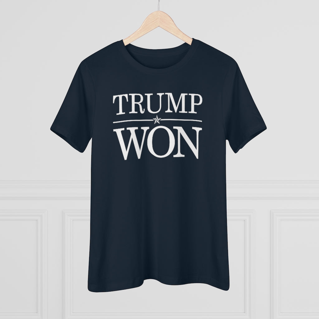Trump Won Women's Premium Tee-T-Shirt-PureDesignTees