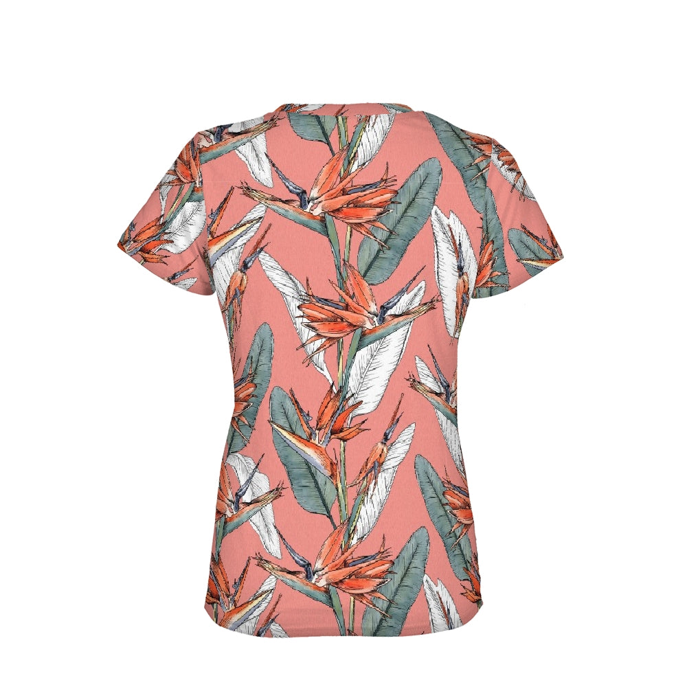 Birds of Paradise Women's Tee-cloth-PureDesignTees