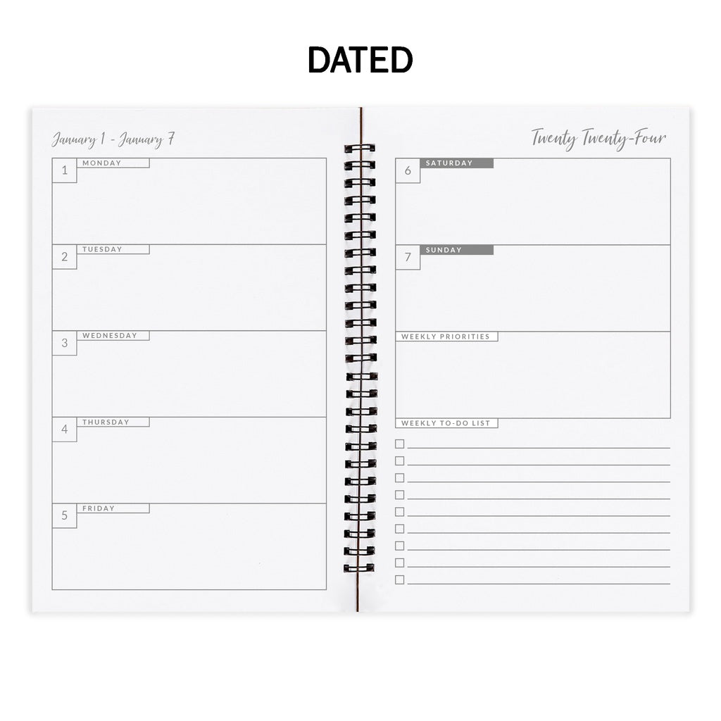 5.5" x 8.5" Softcover Planner with Japanese Landscape Cover-Planner-PureDesignTees