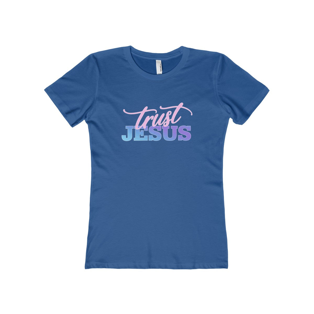 Trust Jesus Women's The Boyfriend Tee-T-Shirt-PureDesignTees