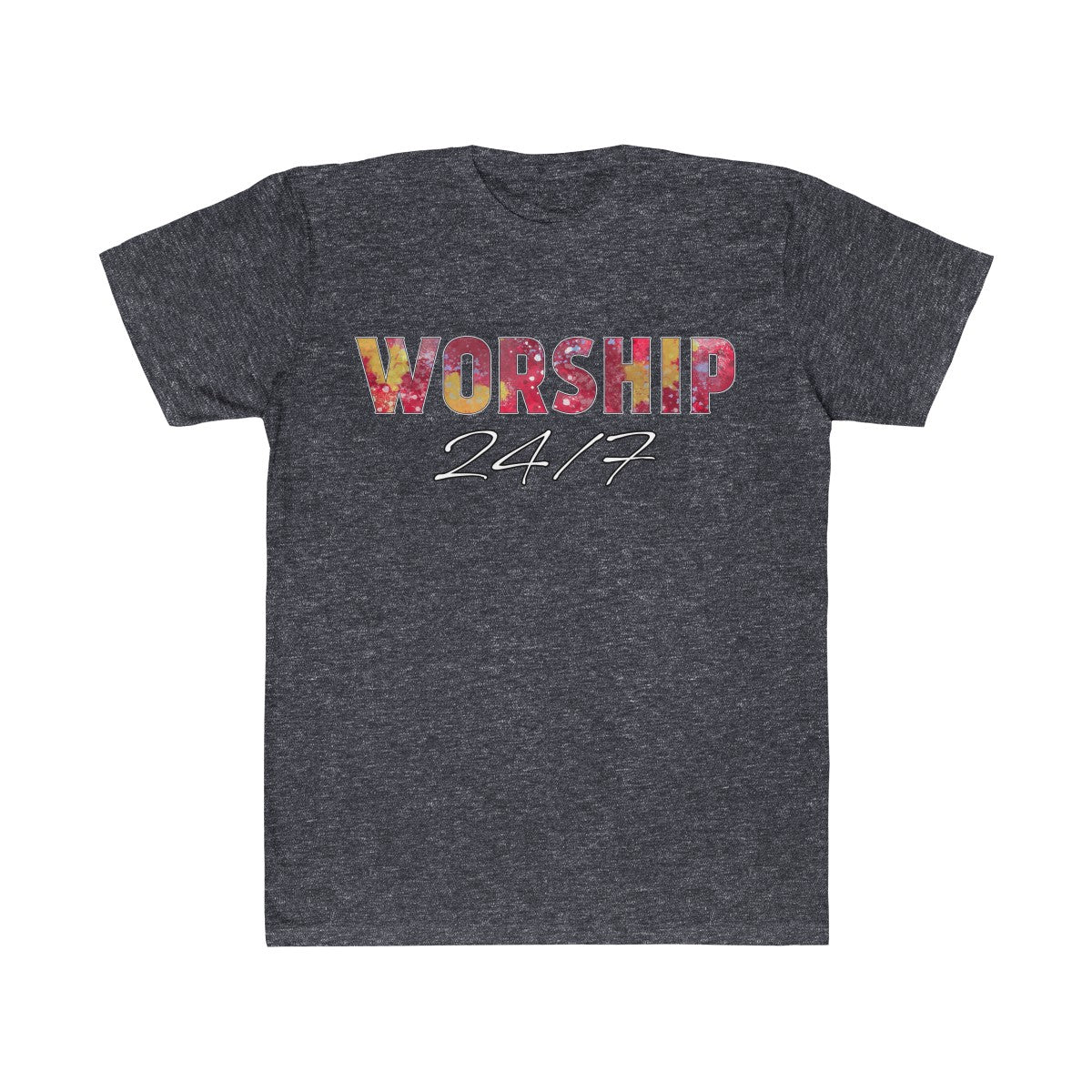 Worship 24/7 Unisex Fitted Tee-T-Shirt-PureDesignTees
