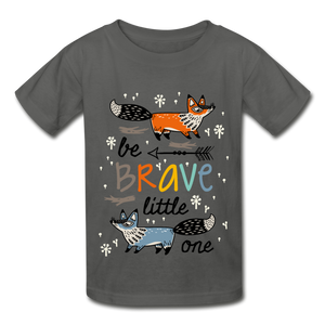Be Brave Little One Hanes Youth Tagless T-Shirt-Hanes Youth Tagless T-Shirt-PureDesignTees