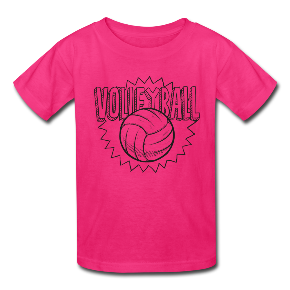 VolleyBall Kids' T-Shirt-Kids' T-Shirt-PureDesignTees