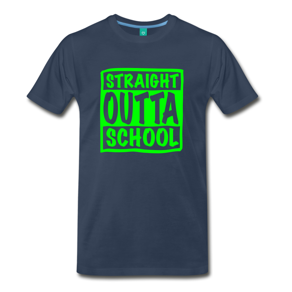 Straight Outta School Men's Premium T-Shirt-Men's Premium T-Shirt-PureDesignTees