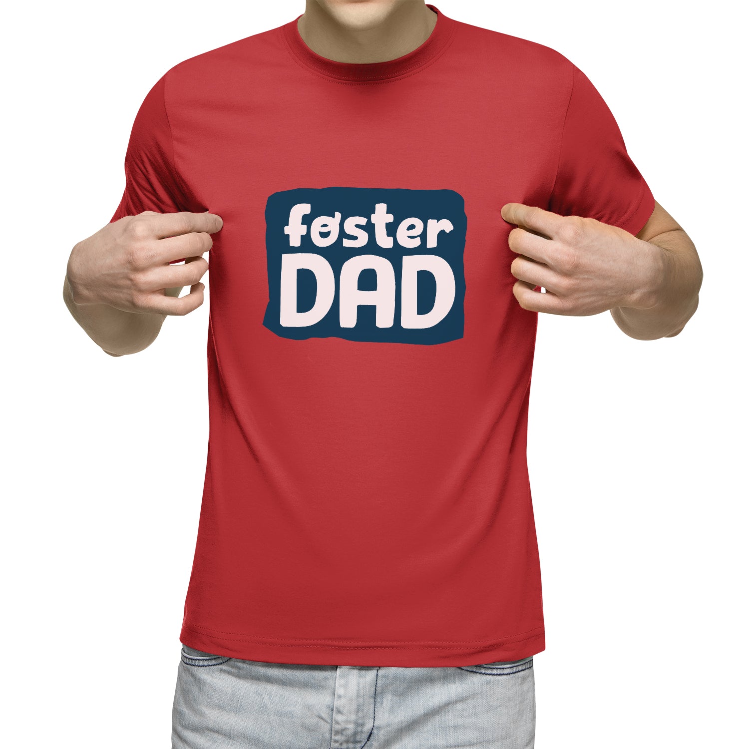 Foster Dad Unisex T-shirt-Unisex T-Shirt-PureDesignTees