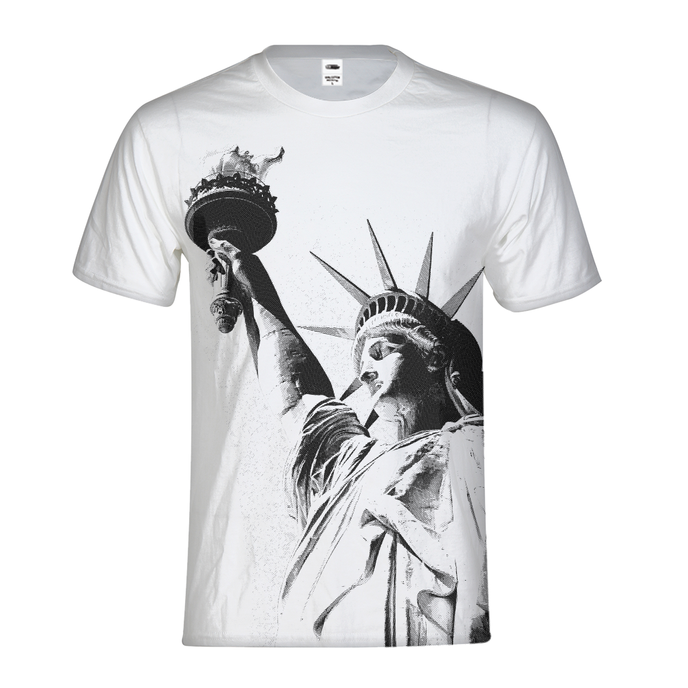 Statue of Liberty Men's Tee-cloth-PureDesignTees