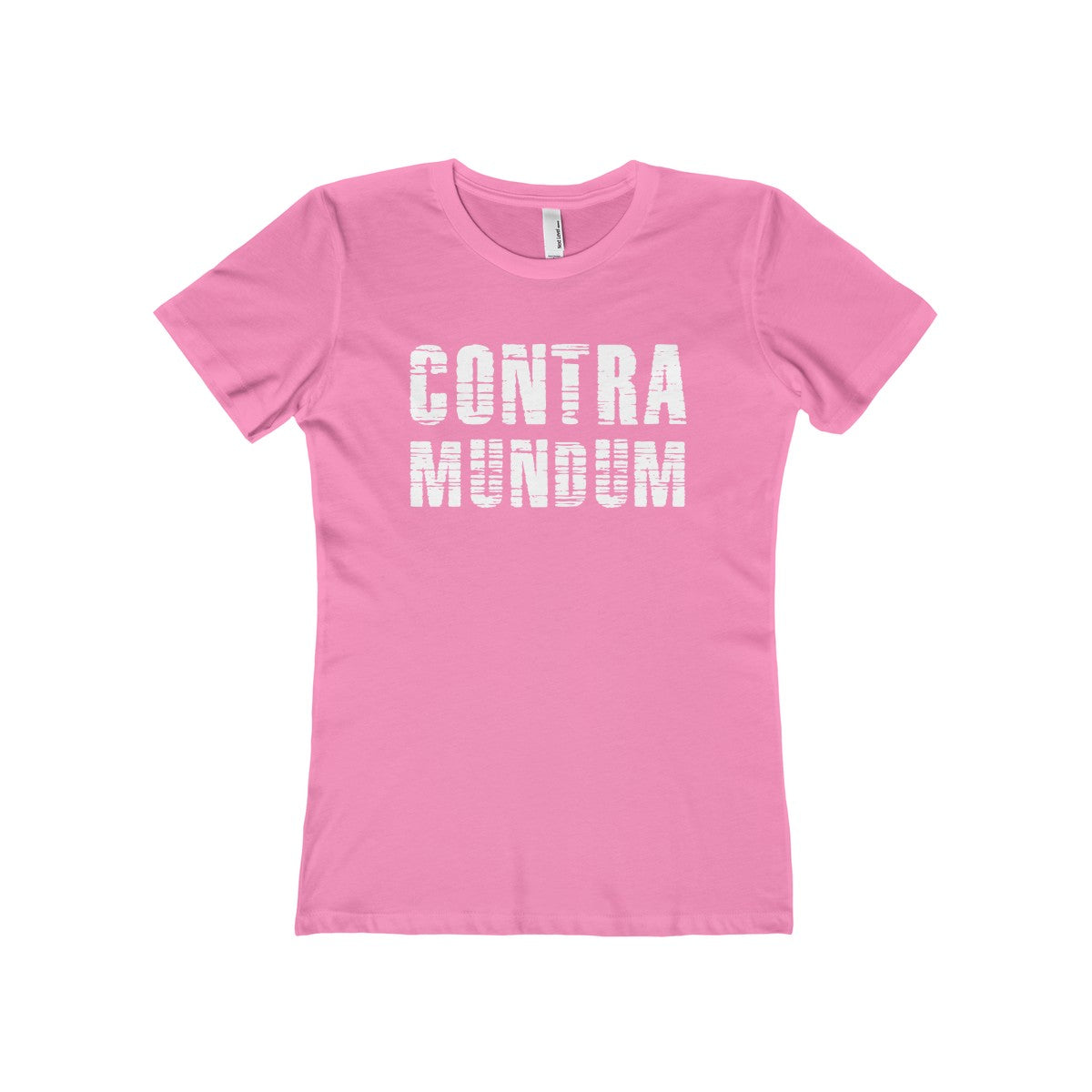 Contra Mundum Women's The Boyfriend Tee-T-Shirt-PureDesignTees