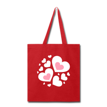Load image into Gallery viewer, Heart Tote Bag-Tote Bag-PureDesignTees