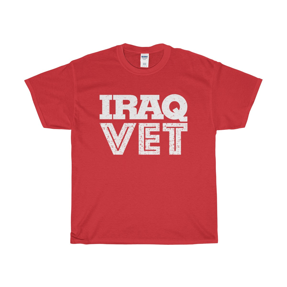 Iraq Vet Unisex Heavy Cotton Tee-T-Shirt-PureDesignTees