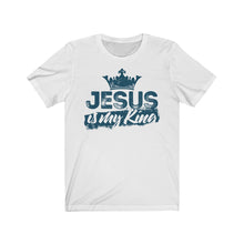 Load image into Gallery viewer, Jesus is My King Unisex Jersey Short Sleeve Tee-T-Shirt-PureDesignTees