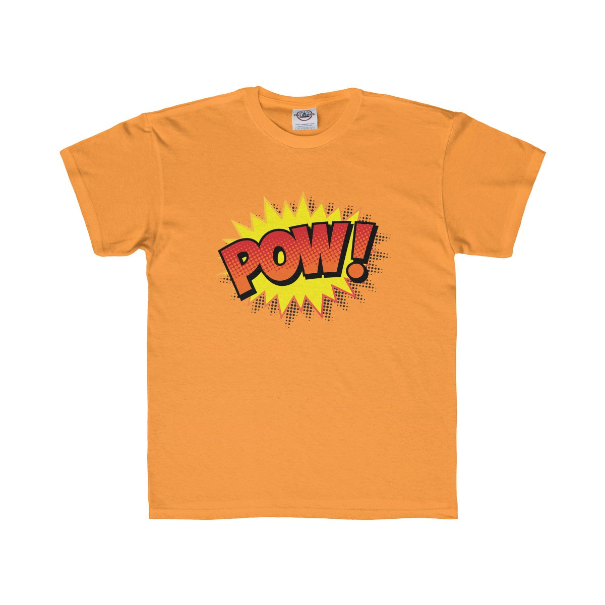 Comic Book Pow! Kids Regular Fit Tee-Kids clothes-PureDesignTees