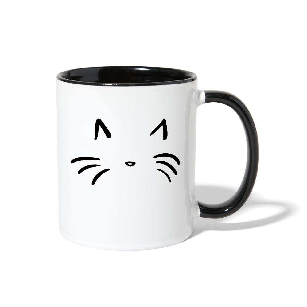 Cat Contrast Coffee Mug-Contrast Coffee Mug-PureDesignTees